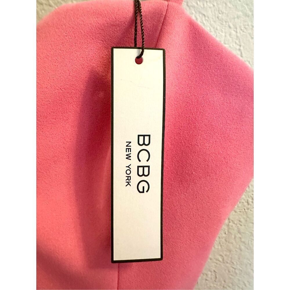 NWT BCBG bold color block strapless mini dress  Size XS - Picture 9 of 10